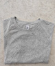 森馬短袖T恤女短款字母插肩袖緊身2025夏季新款時(shí)尚燙鉆衣服氣質(zhì) 中花灰00510 M 曬單實(shí)拍圖