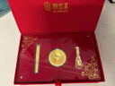 潮宏基一生富貴金碗筷足金黃金禮盒嬰兒新生兒見(jiàn)面禮寶寶金飾滿(mǎn)月禮物 曬單實(shí)拍圖