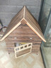 爪墅戶(hù)外狗屋防腐擋風(fēng)狗籠子戶(hù)外木制狗窩室外防雨保暖大型犬狗房子 【有門(mén)單窗遮陽(yáng)款】木板升級加厚1.3cm XL【適用土狗中型犬】-94*77*89 曬單實(shí)拍圖