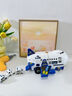赟婭兒童玩具車(chē)可拼裝軌道飛機警車(chē)消防工程車(chē)套裝3-6歲新年生日禮物 【藍色+警車(chē)】可拆裝變形飛機 曬單實(shí)拍圖