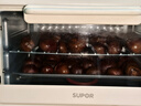 蘇泊爾（SUPOR）【國家補貼】家用多功能電烤箱 定時(shí)控溫 10L升級M型加熱管二層烤位烤箱  奶油白 OJ10A806 曬單實(shí)拍圖