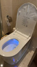九牧（JOMOO）智能馬桶零壓限制泡沫盾輕音沖全自動(dòng)翻蓋清洗烘干一體機家用馬桶 免觸腳感+防濺魔力泡+手機控制/靜界 305(300)/400坑距下單備注 曬單實(shí)拍圖