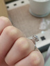 QMXD許妍同款鉆戒女士艾莎公主戒指仿真求婚單戒一克拉莫桑鉆婚禮道具 許妍同款鉆戒 曬單實(shí)拍圖