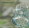 星巴克（Starbucks）薄荷綠浮雕款玻璃杯425ml咖啡杯子冷水杯桌面水杯女士生日禮物 曬單實(shí)拍圖
