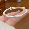 9999純銀貓咪手鐲女年輕款莫比烏斯環(huán)可愛(ài)古法足銀鐲子送閨蜜禮物 貓咪莫比烏斯手鐲  約20克+禮盒 曬單實(shí)拍圖