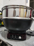 惠當家（Hui Dang Jia）電炒鍋多功能電熱鍋電鍋定時(shí)電蒸鍋一體加厚鑄鐵鍋電煮鍋多用途鍋HDJDT2-38國家補貼 曬單實(shí)拍圖