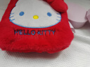 優(yōu)麗尚注水熱水袋HelloKitty被窩專(zhuān)用暖手毛絨加厚防爆痛經(jīng)女生用暖水袋 1000ml紅色1個(gè)（rsd2525） 曬單實(shí)拍圖