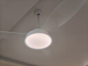 美的（Midea）風(fēng)扇燈餐廳吊扇燈led臥室48寸開(kāi)葉扇三葉扇熟睡風(fēng)包安裝 曬單實(shí)拍圖