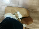 梵昇昱勃肯鞋女加絨豆豆棉鞋軟底全包冬季加絨加厚保暖棉鞋新款百搭 加絨勃肯鞋【駝色38】（適合37腳穿） 曬單實(shí)拍圖