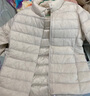 優(yōu)衣庫女裝高級輕型羽絨茄克/爆款輕暖便攜保暖新款478572 478572/01乳白色 M 曬單實(shí)拍圖