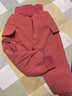 G.duck兒童羽絨褲男童女童寶寶冬季加厚保暖外穿中小童高腰工裝防水棉褲 西瓜紅 120 (建議100-110厘米身高穿) 曬單實(shí)拍圖