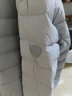 坦博爾輕薄羽絨服女短款連帽百搭休閑秋冬女士外套 珍珠月灰 L(170) 曬單實(shí)拍圖