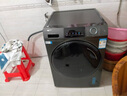 海爾（Haier）12公斤滾筒洗衣機全自動(dòng) 大容量超薄家用洗凈比1.12 除菌螨高溫筒自潔懶人洗衣機一級能效以舊換新 洗脫一體+12KG銷(xiāo)冠525大筒+除毛洗+高溫除菌 曬單實(shí)拍圖