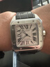 【二手99新】卡地亞山度士桑托斯系列自動(dòng)機械腕表女士男士時(shí)尚腕表 后升級鑲鉆奢侈品腕表 【大號】W20073X8 曬單實(shí)拍圖