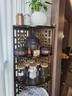 竹可心 新中式角柜轉角柜轉角置物架客廳墻角架邊柜茶葉架書(shū)柜三角柜子 曬單實(shí)拍圖