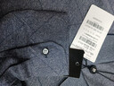 皮爾卡丹（pierre cardin）t恤男長(cháng)袖春秋季款帶紐扣袖口體恤中年爸爸有口袋翻領(lǐng)POLO衫 灰色 L 175 曬單實(shí)拍圖