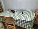 奧柏來(lái)桌布戶(hù)外露營(yíng)野餐墊防水防油防燙免洗格子餐桌布田園風(fēng)踏春桌墊 清綠粗格 120*160cm 曬單實(shí)拍圖