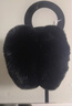 REACH STAR耳罩冬季男女用可愛(ài)仿兔毛絨保暖大毛球一體式耳套后戴護耳暖 黑色 曬單實(shí)拍圖