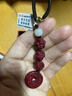 朱砂生肖三合六合鑰匙扣平安車(chē)掛件本命年屬龍蛇護身符吊墜 紫金砂屬【馬】戴-六合+三合-羊虎狗 曬單實(shí)拍圖