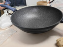 愛(ài)仕達（ASD）炒鍋不粘鍋輕量魔法石無(wú)煙炒菜鍋鈦鍋32cm電磁爐燃氣通用CL32Z8WG 曬單實(shí)拍圖