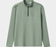 斐樂(lè ) 斐樂(lè )官方男裝針織長(cháng)袖衫2025冬季新款時(shí)尚休閑半拉鏈基礎長(cháng)T 軍青綠-KK XL 180/100A/XL 曬單實(shí)拍圖