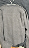 優(yōu)衣庫合作款/女裝男裝柔滑棉質(zhì)圓領(lǐng)針織衫毛衣25秋冬新款481673 03 灰色 S 曬單實(shí)拍圖