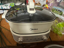 美的（Midea）火鍋專(zhuān)用鍋 電火鍋鴛鴦鍋電煮鍋 3分06秒速沸5.5L 分體多功能鍋火鍋鍋多用途鍋HGS282813 曬單實(shí)拍圖