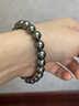 GiO珠寶 大溪地黑珍珠手鏈GUILD鉑金灰孔雀綠拉貢莫蘭迪 GUILD孔雀綠8-9mm 曬單實(shí)拍圖