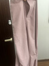 太平鳥(niǎo)女裝休閑褲寬松高腰春季闊腿束腳傘兵褲 粉色 S 曬單實(shí)拍圖