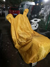 仟居佳 電動(dòng)車(chē)防雨罩車(chē)罩全罩套電瓶車(chē)擋雪遮雨踏板摩托車(chē)防曬防水車(chē)罩 經(jīng)典黃-L碼+收納袋 曬單實(shí)拍圖