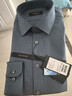 雅戈爾25秋冬新款【TR絨面】商務(wù)休閑保暖加厚易打理長(cháng)袖襯衫男 深灰 40 曬單實(shí)拍圖