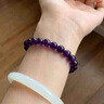 新款天然紫水晶手串女款白水晶手鏈男士粉水晶招桃花轉運疊戴手飾 【紫水晶/珠徑約10MM】?jì)?yōu)選曜晶 曬單實(shí)拍圖