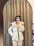 億梵莎棉服女2025款冬季巨好看的連帽短款羽棉襖絨服女加厚收腰顯瘦外套 白色 均碼 （可聯(lián)系客服備注碼數） 曬單實(shí)拍圖