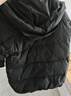 鴨鴨男女中大童中長(cháng)款羽絨服兒童學(xué)生版寬松上衣時(shí)尚外套反季清倉-TZ 黑色 140 建議高135-145cm 重60-75斤 曬單實(shí)拍圖