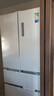 美的（Midea）508升法式多門(mén)四開(kāi)門(mén)一級(jí)能效雙系統(tǒng)雙循環(huán)除菌凈味國(guó)家補(bǔ)貼20%家用冰箱大容量BCD-508WTPZM(E)白 曬單實(shí)拍圖