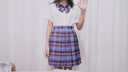 柏潮日系合集正統jk格裙中牌學(xué)生jk制服套裝溫柔一刀水手服百褶裙 浮玥格裙+領(lǐng)結 2XL 曬單實(shí)拍圖