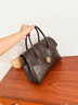 viney新款牛皮斜挎包包女包高檔手提包生日禮物送女友老婆 【巧克力】實(shí)用輕奢單肩托特包 大容量通勤時(shí)尚品牌百搭公文包 曬單實(shí)拍圖