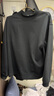 優(yōu)衣庫合作款/男裝女裝寬松柔軟高領(lǐng)套頭衫/長(cháng)袖25秋冬新款481349 09 黑色 XL /180/108B 曬單實(shí)拍圖