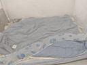 海瀾之家（HLA）棉被子冬被100%新疆棉A類(lèi)棉花被純棉加厚保暖被子8斤冬季被子被芯 淺蘭小格【100%純棉填充】 【A類(lèi)-春夏被】150*200cm約3斤 曬單實(shí)拍圖
