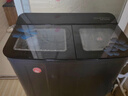 揚子半自動(dòng)洗衣機大容量家用雙桶雙缸洗衣機脫水雙筒 15公斤玄武灰不銹鋼雙桶-店長(cháng)推薦款 曬單實(shí)拍圖