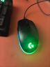 羅技（G）G102第二代游戲鼠標 RGB流光燈效鼠標 輕量化  游戲級8000DPI傳感器 黑色 200-8000DPI 曬單實(shí)拍圖