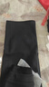 FILA 斐樂(lè )官方女士針織長(cháng)褲冬季新款休閑寬松加絨抗菌闊腿褲 正黑色-BK M 曬單實(shí)拍圖