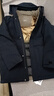 羅蒙（ROMON）鵝絨羽絨服男士中長(cháng)款可拆連帽冬季加厚保暖外套23779蝦青175 曬單實(shí)拍圖
