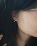 DAISY DREAM999銀莫比烏斯耳環(huán)女款養耳洞耳圈耳扣高級感耳骨釘簡(jiǎn)約素圈耳飾 999銀10mm耳圈一對 曬單實(shí)拍圖