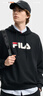 FILA 斐樂情侶款男女連帽衛(wèi)衣2025冬季新款休閑寬松加絨保暖長袖上衣 【常規(guī)款】正黑色-BK L 175/96A/L 曬單實拍圖