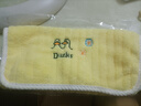 兒童毛巾浴巾柔軟吸水不掉毛四季款寶寶洗澡巾嬰兒蓋毯包巾幼兒園 米黃色 兒童毛巾25cm*50cm【1條裝】 曬單實(shí)拍圖