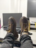 七匹狼男鞋冬季2025新款休閑皮鞋男厚底耐磨商務(wù)休閑鞋百搭工裝板鞋子男 卡其色 42 曬單實(shí)拍圖