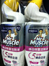 威猛先生（Mr Muscle）潔廁靈 600g*4瓶 戀戀桃花 含84精華 潔廁劑 馬桶清潔 曬單實(shí)拍圖