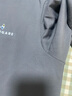 Navigare意大利小帆船長(cháng)袖T恤男秋冬磨毛半開(kāi)領(lǐng)上衣休閑通勤抗菌打底衫 素凈灰 2XL 碼 曬單實(shí)拍圖