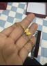 萃華5G足金平安無(wú)事牌黃金手鏈時(shí)尚半鐲送女朋友老婆生日禮物 靈動(dòng)蝴蝶金重約6.2g 曬單實(shí)拍圖